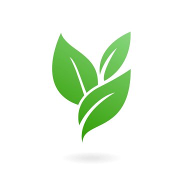 Düz yapraklı simgeler. Vektör illüstrasyonu.