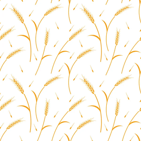 Grain entier, naturel, fond organique pour l'emballage de boulangerie, produits du pain . — Image vectorielle