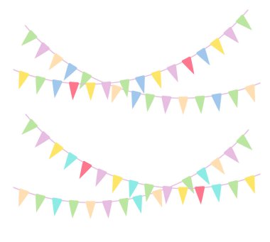 Çok renkli parlak kirazkuşları çelenk.