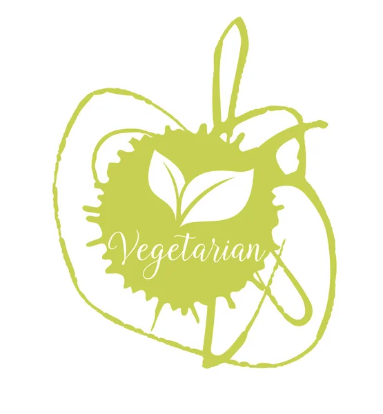 Bio Ecology Organic Logo Icon Label Tag Hand Drawn Bio — 图库矢量图片