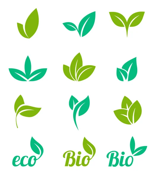 Ecology icon set. Eco icons. — Stock Vector
