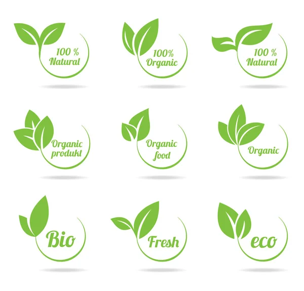 Set di icone dell'ecologia. Icone ecologiche . — Vettoriale Stock