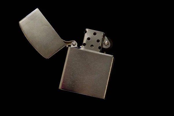 Briquet Gaz Sur Fond Noir — Photo