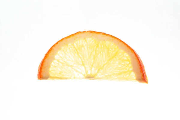 Sliced Orange Sliced White Background Isolate — Stock Photo, Image