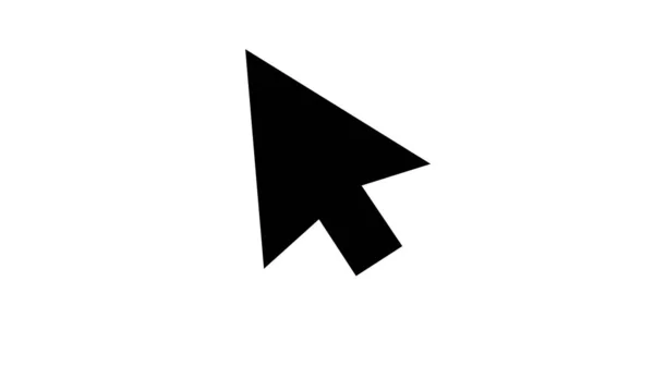 Computer Mouse Pointer Cursor Arrow Flat — ストック写真