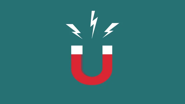 Magnet Icon Symbol Logo Background Image — Stock Photo, Image
