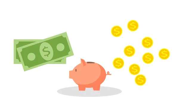 Piggy Bank Piggy Money Saving Coins Icon Your Design — Stock Photo, Image