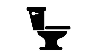 wc tuvalet tuvaleti simge resimleme logo şablonu