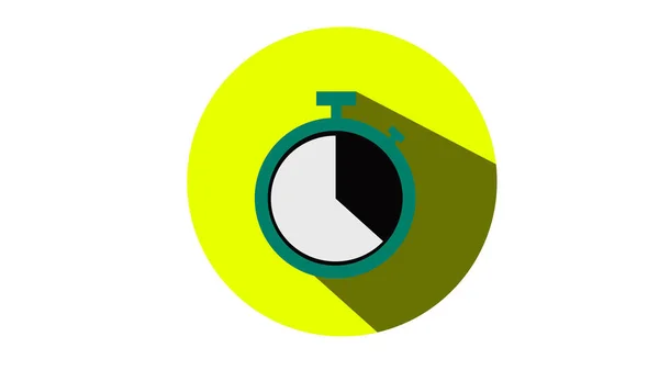 Ilustracja Chronometru Stopwatch Icon — Zdjęcie stockowe