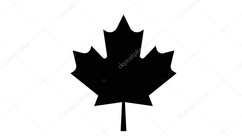Isometric Flag Illustration of the country of Canada