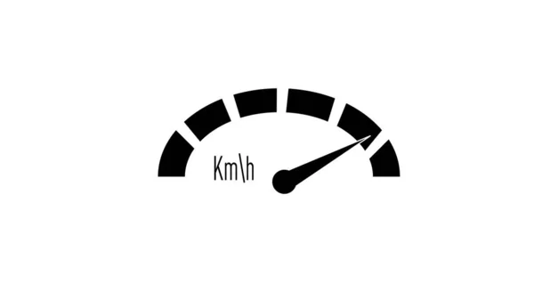 スピードインターネットのシルエット スピードロゴデザインの抽象的なシンボル — ストック写真