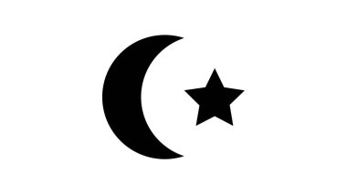 Ajur ay ve yıldız tasarımınız için