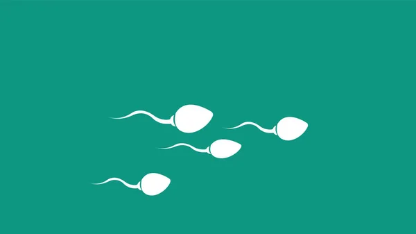 Абстрактний Значок Сперми Значок Сперми Сперма — стокове фото
