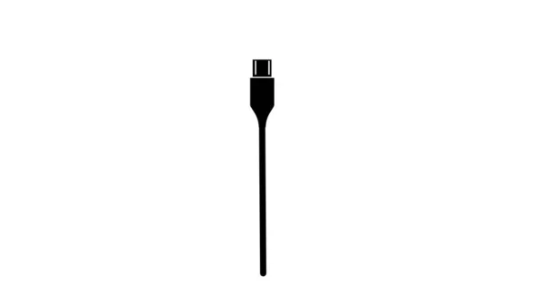 Usb Cable Icon Usb Cable Isolated Data Cable Illustration — Stock Photo, Image