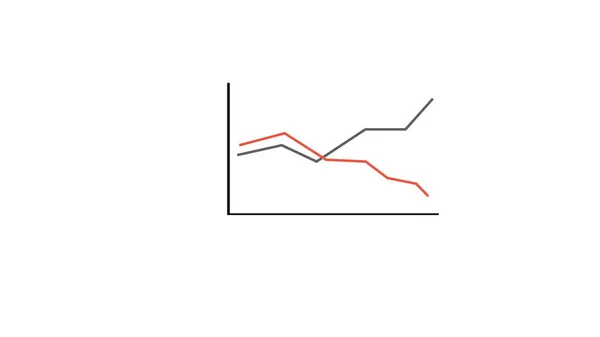 Növekvő Chart Üzleti Növekedési Koncepció — Stock Fotó