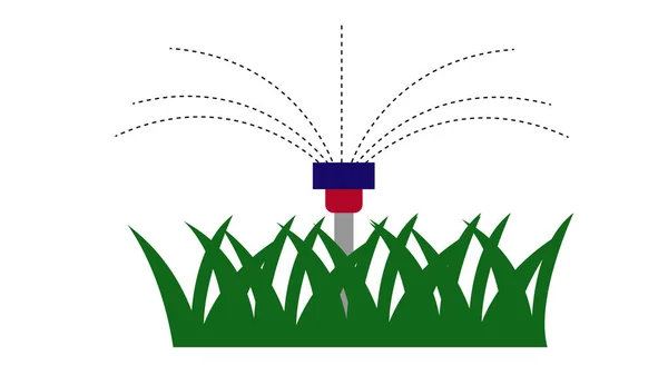 Bewässerungsregner Symbol Isoliert Auf Weißem Hintergrund Bewässerungsgeräte — Stockfoto