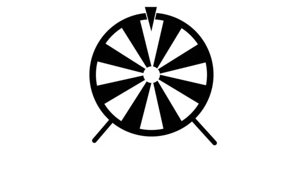 Spinning Lyckohjul Tur Roulette Illustration — Stockfoto
