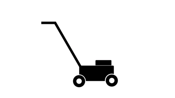 Gas Petrol Portable Lawnmower Icon — Stock Photo, Image
