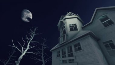 Korkunç ay gece 4k hayaletli eve zaman atlamalı
