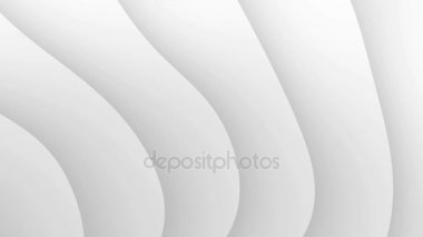 Beyaz animasyonlu dalgalar arka plan döngü soyut