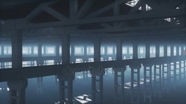 Metal konstrüksiyon yakın 4 k bina endüstriyel
