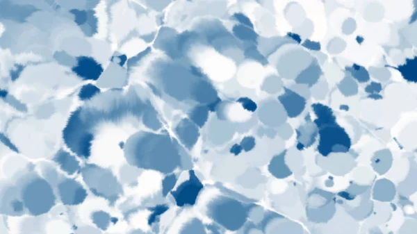 Abstrato luz azul molhado aquarela fundo — Fotografia de Stock