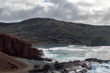 Ocean views crashing into the Canary Islands