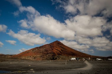 Black sand beach in the Canary Islands