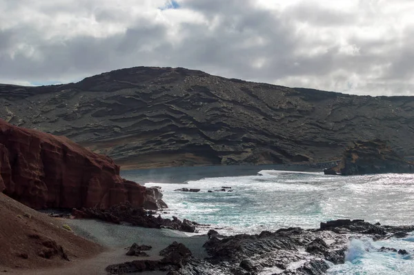 Ocean views crashing into the Canary Islands