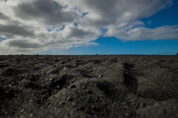 Black sand beach in the Canary Islands
