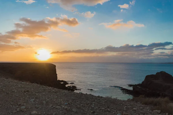 Black sand beach in the Canary Islands