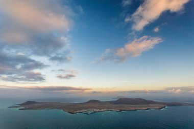 Black road in volcanic land