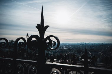 Gün doğumunda Paris 'in güzel manzarası