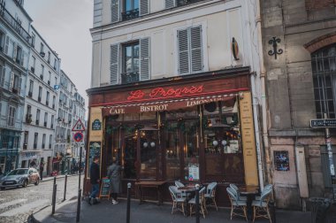 Gün doğumunda Paris 'in güzel manzarası