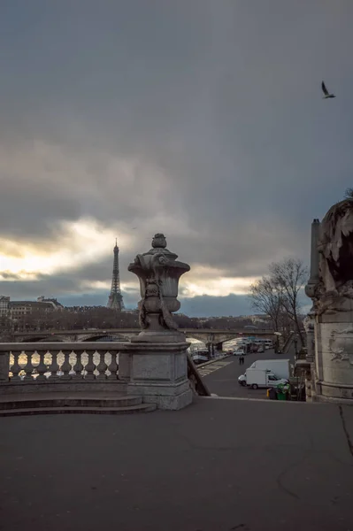 巴黎及其街道的美丽景色 — 图库照片