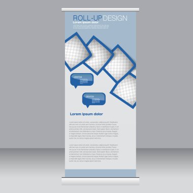 Afiş olarak topla stand şablonu.