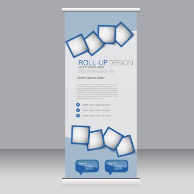 Afiş olarak topla stand şablonu.