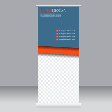 Afiş olarak topla stand şablonu.