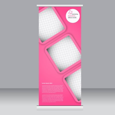 Afiş olarak topla stand şablonu.