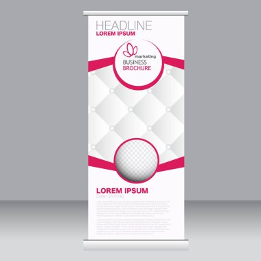 Afiş olarak topla stand şablonu.