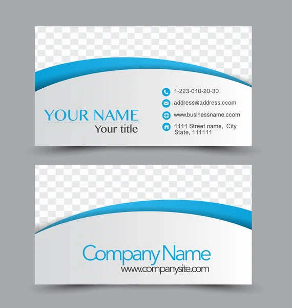 Business card design set template — Stock Vector