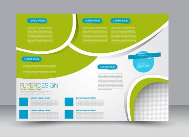 Dergi kapağı şablon tasarım yatay yönlendirmeye sahip