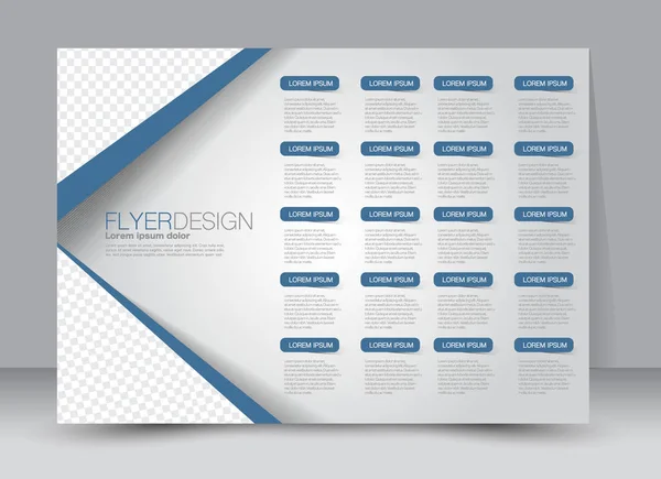 Flyer, Broschüre, Plakatvorlage Design Landschaftsorientierung — Stockvektor