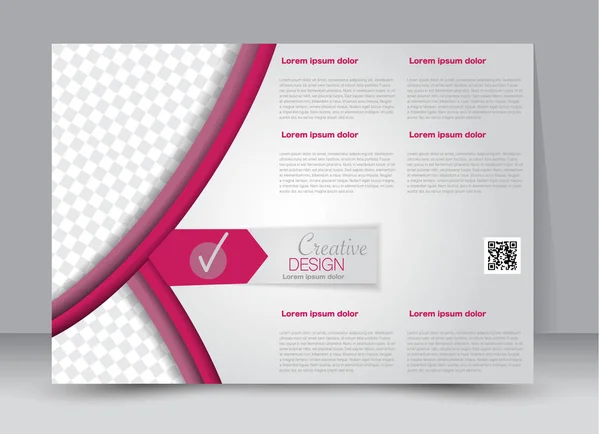 Flyer, brochure, billboard sjabloon ontwerp liggend — Stockvector