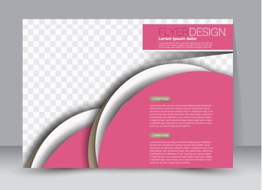 Pano şablonu tasarım yatay yönlendirme