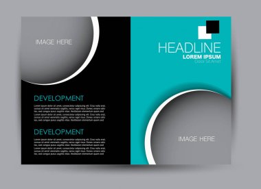 Pano şablonu tasarım yatay yönlendirme