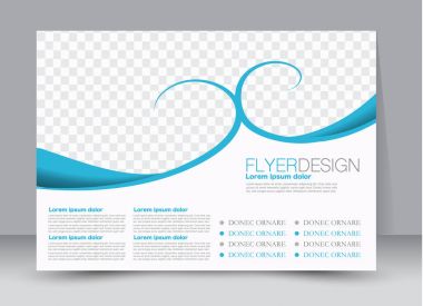 Pano şablonu tasarım yatay yönlendirme