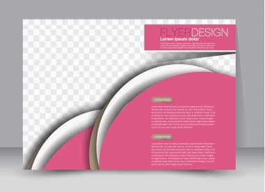 Pano şablonu tasarım yatay yönlendirme