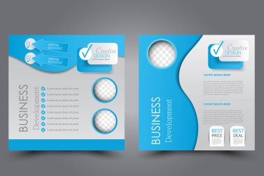 Kare uçucu şablonu