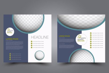 Kare uçucu şablonu